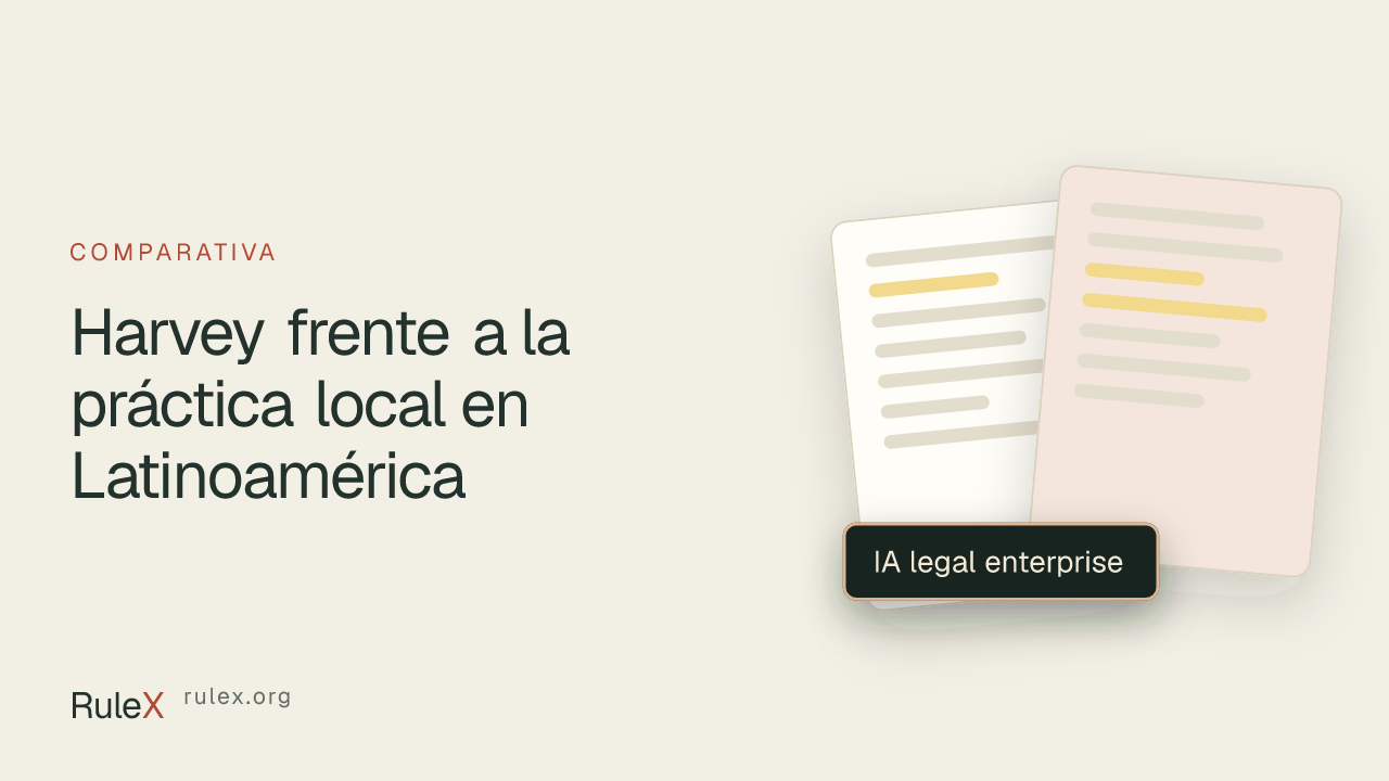 IA legal enterprise para firmas en Latinoamérica: el modelo Harvey vs práctica local