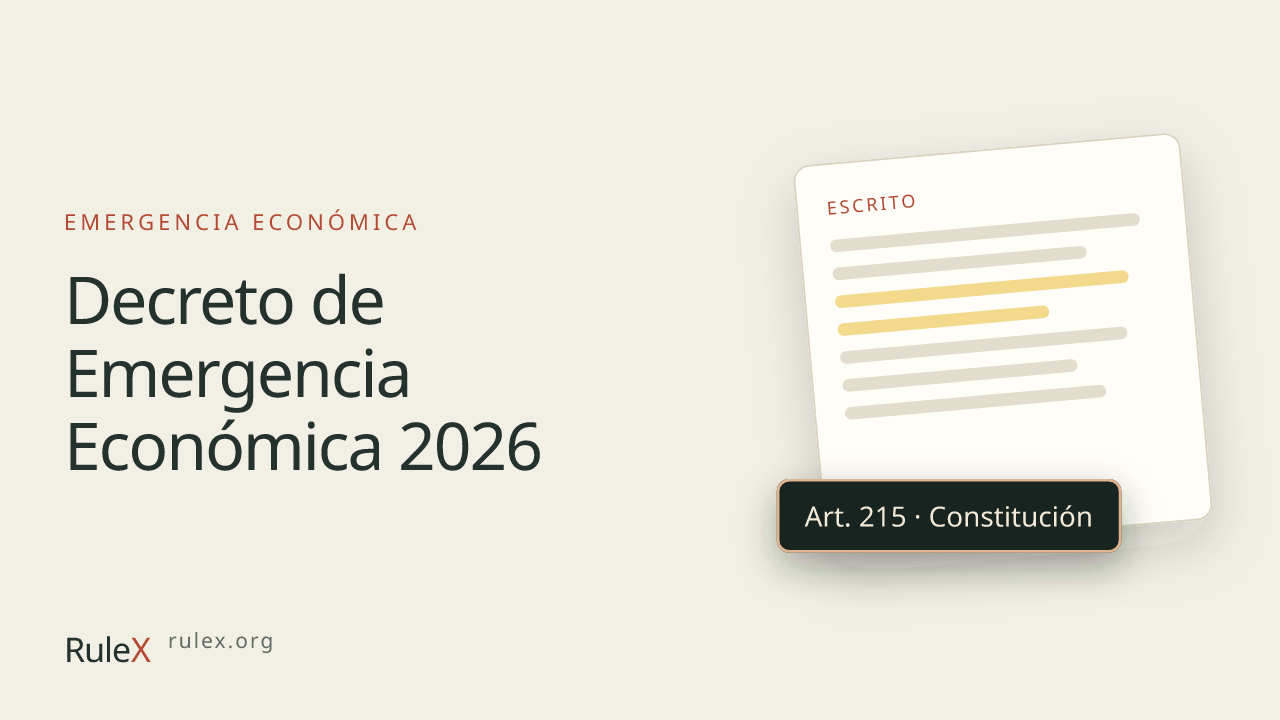 Decreto de Emergencia Económica 2026: Nuevos Impuestos, Facultades Extraordinarias y Qué Significa para Empresas y Ciudadanos