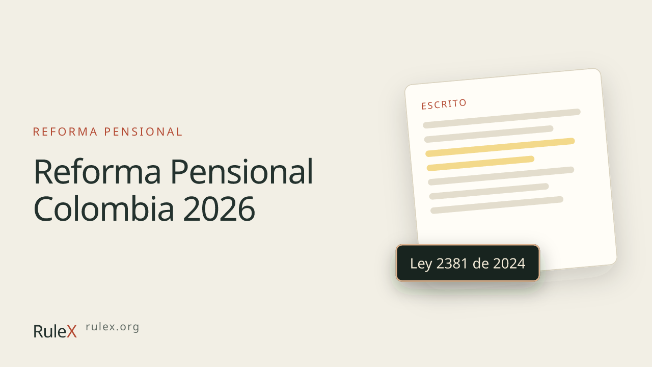 Reforma Pensional Colombia 2026: ¿Cuántas Semanas Necesitas para Pensionarte y Qué Cambia con la Ley?